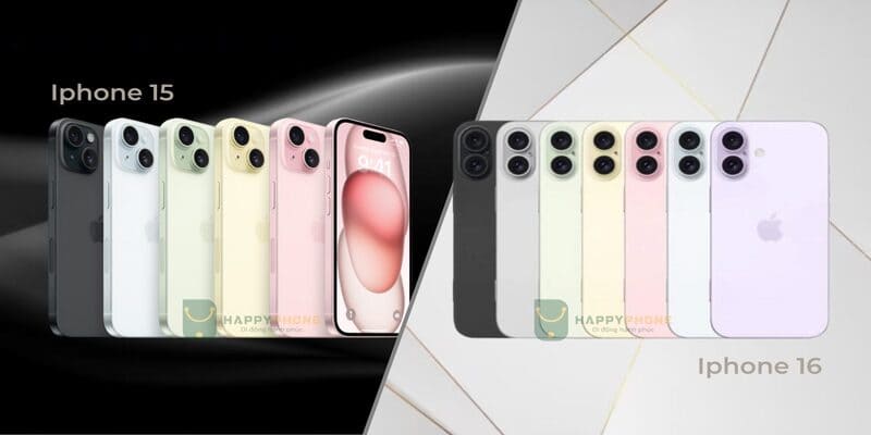 So sánh iPhone 16 và iPhone 15: Những điểm khác biệt nổi bật