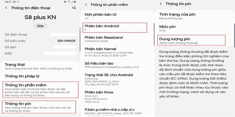 Thông Tin Điện Thoại