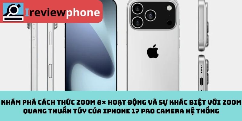 Khám phá cách thức zoom 8× hoạt động và sự khác biệt với zoom quang thuần túy của iPhone 17 Pro camera hệ thống