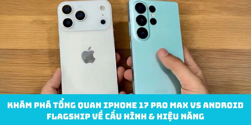 Khám phá tổng quan iPhone 17 Pro Max vs Android flagship về cấu hình & hiệu năng