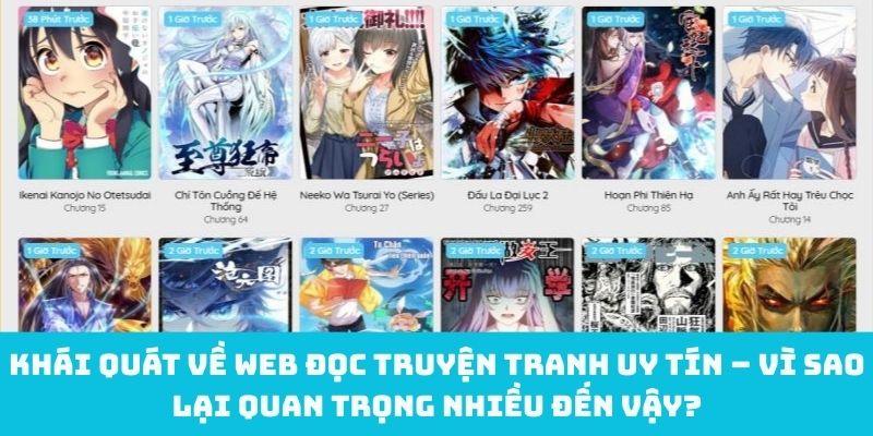 Khái quát về web đọc truyện tranh uy tín – Vì sao lại quan trọng nhiều đến vậy?