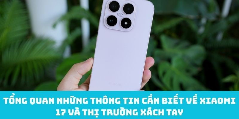 Thông tin chung về Xiaomi 17 và thị trường xách tay
