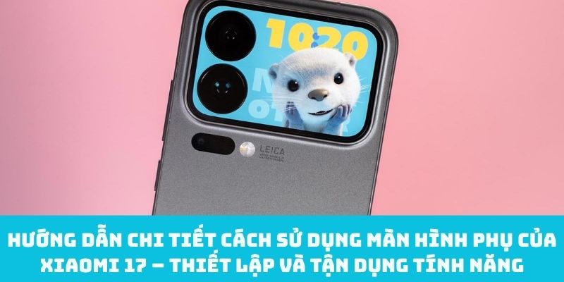 Cách sử dụng màn hình phụ Xiaomi 17 hiệu quả