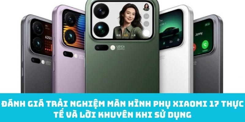 Đánh giá và lời khuyên sử dụng màn hình phụ Xiaomi 17